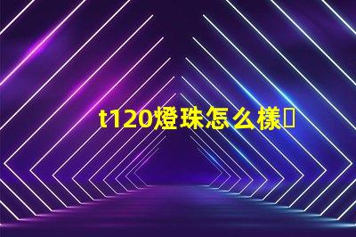 t120燈珠怎么樣？